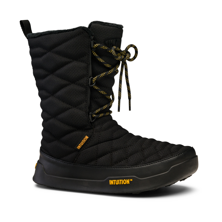 Intuition High Booties Black Gold