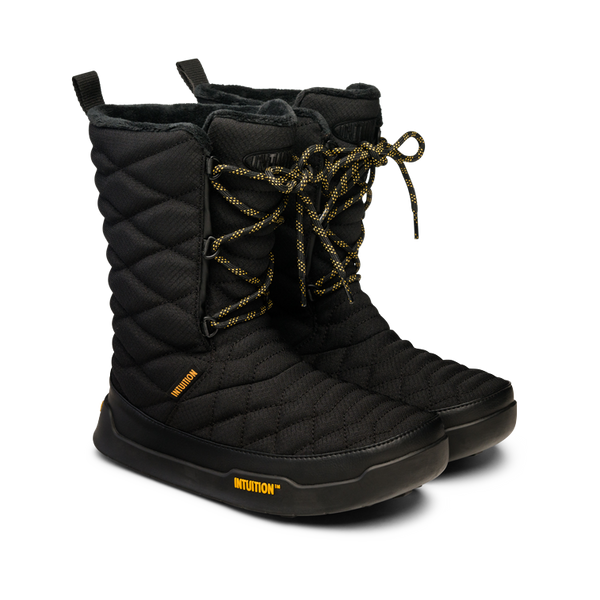 Intuition High Booties Black Gold