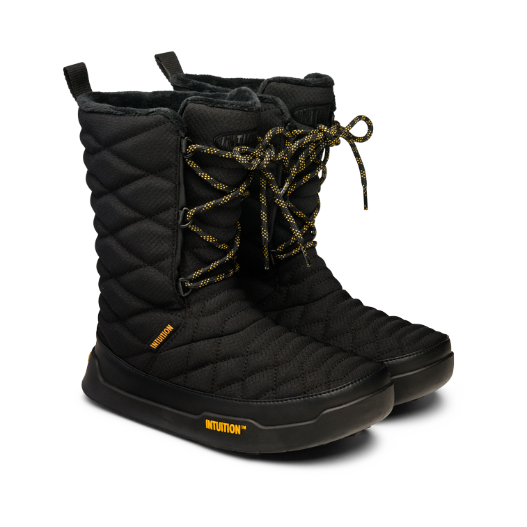 Intuition High Booties Black Gold